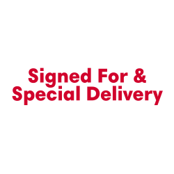 Signed For & Special Delivery Supplies
